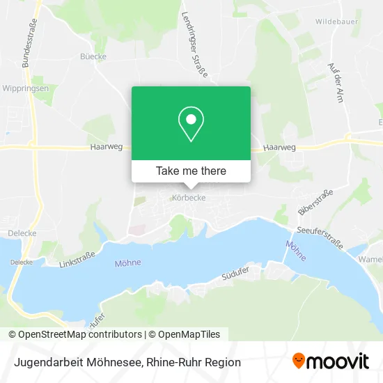 Карта Jugendarbeit Möhnesee