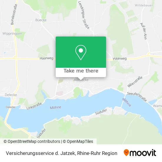 Карта Versicherungsservice d. Jatzek