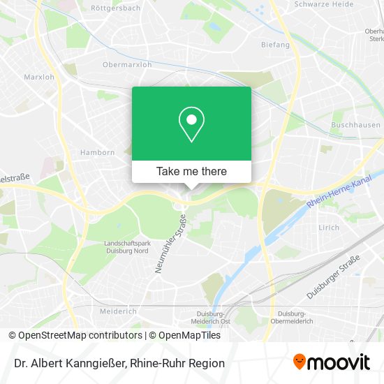 Dr. Albert Kanngießer map