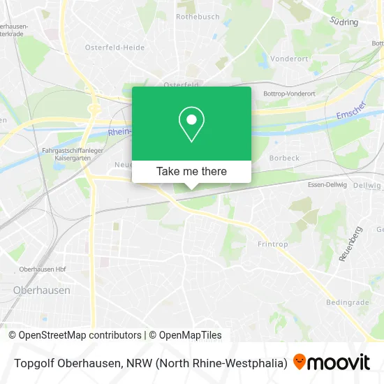 Topgolf Oberhausen map