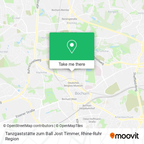 Tanzgaststätte zum Ball Jost Timmer map