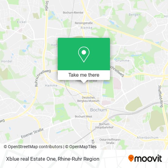 Xblue real Estate One map