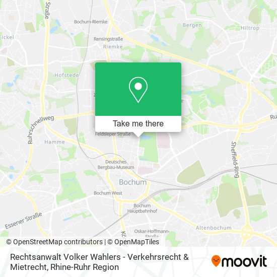 Rechtsanwalt Volker Wahlers - Verkehrsrecht & Mietrecht map