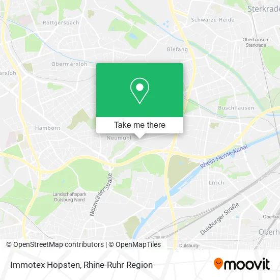 Immotex Hopsten map