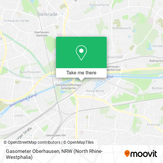 Карта Gasometer Oberhausen