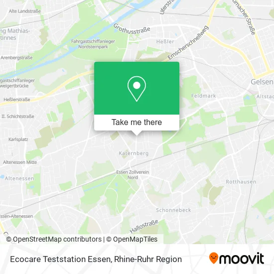 Карта Ecocare Teststation Essen