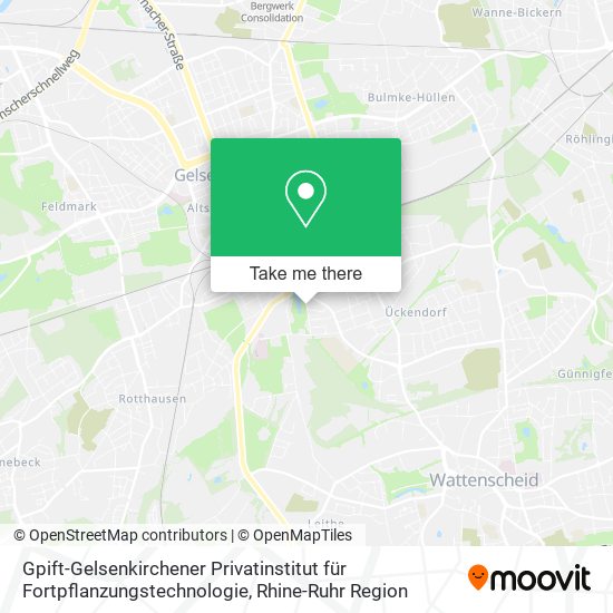 Gpift-Gelsenkirchener Privatinstitut für Fortpflanzungstechnologie map