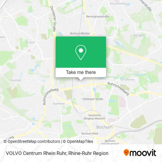 Карта VOLVO Centrum Rhein Ruhr