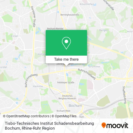 Карта Tisbo-Technisches Institut Schadensbearbeitung Bochum