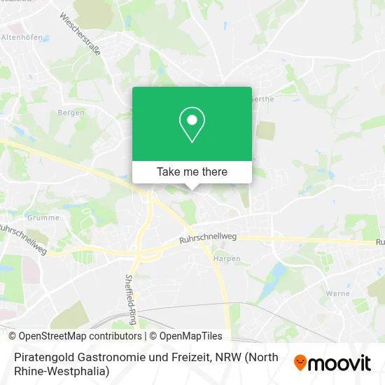 Piratengold Gastronomie und Freizeit map