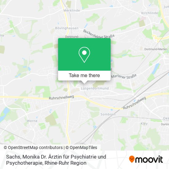 Карта Sachs, Monika Dr. Ärztin für Psychiatrie und Psychotherapie