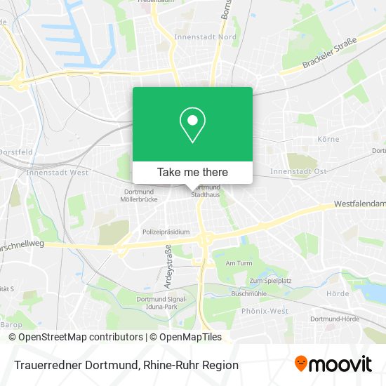Trauerredner Dortmund map