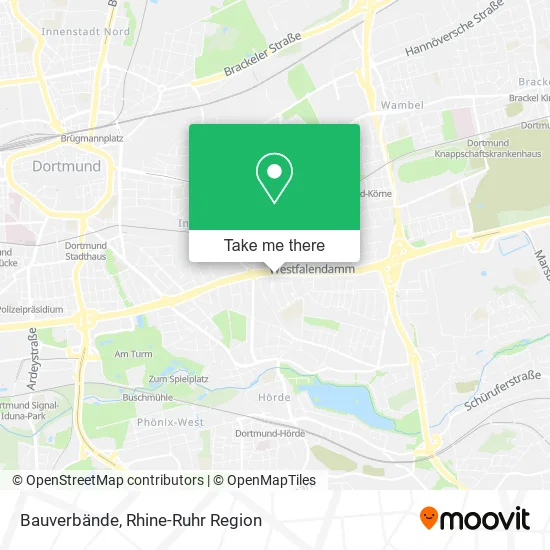 Карта Bauverbände