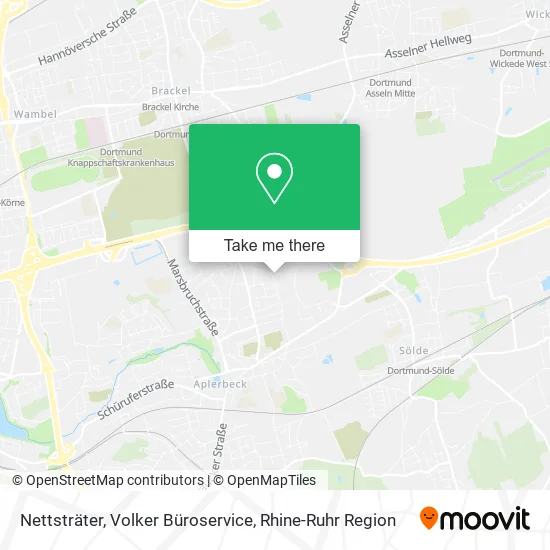 Карта Nettsträter, Volker Büroservice