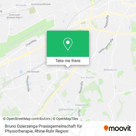 Bruno Dzierzenga Praxisgemeinschaft für Physiotherapie map