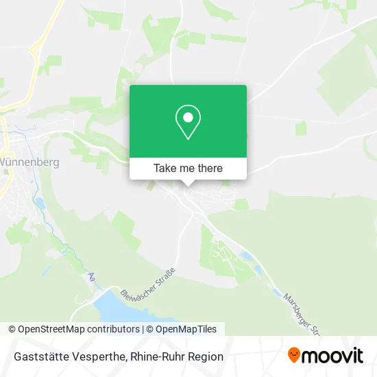 Карта Gaststätte Vesperthe