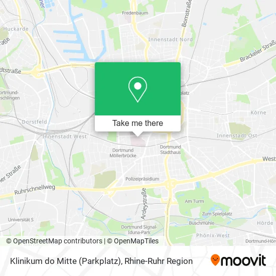 Карта Klinikum do Mitte (Parkplatz)