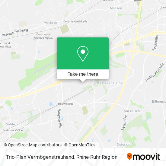 Trio-Plan Vermögenstreuhand map