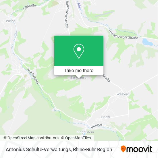 Antonius Schulte-Verwaltungs map