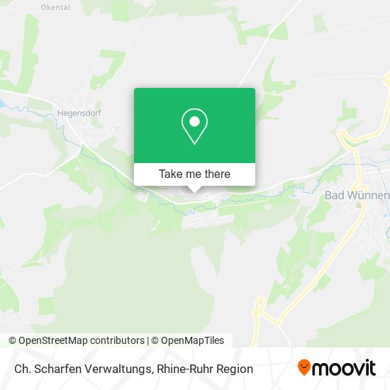 Ch. Scharfen Verwaltungs map