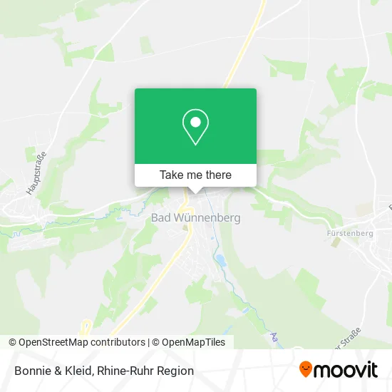 Карта Bonnie & Kleid