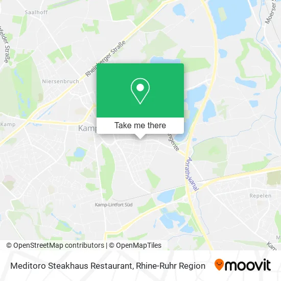 Карта Meditoro Steakhaus Restaurant