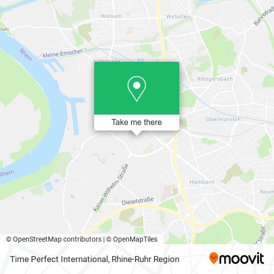 Time Perfect International map