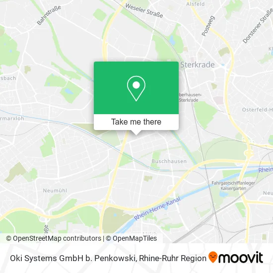 Карта Oki Systems GmbH b. Penkowski