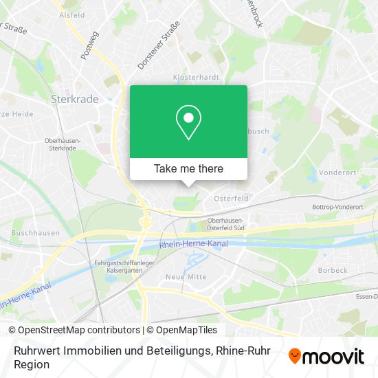 Карта Ruhrwert Immobilien und Beteiligungs