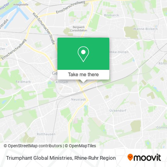Triumphant Global Ministries map