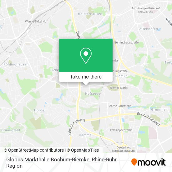 Карта Globus Markthalle Bochum-Riemke