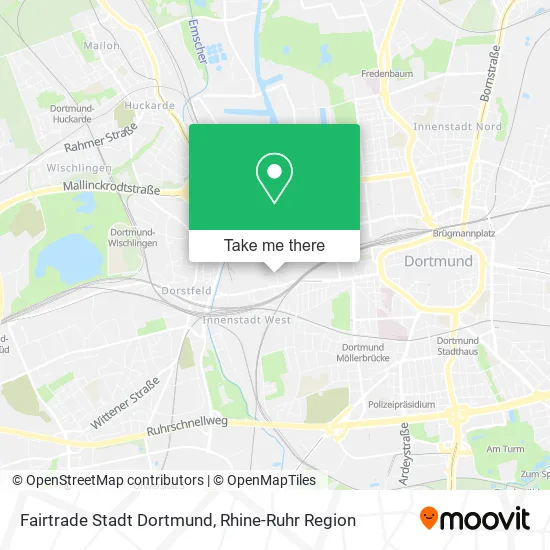 Карта Fairtrade Stadt Dortmund
