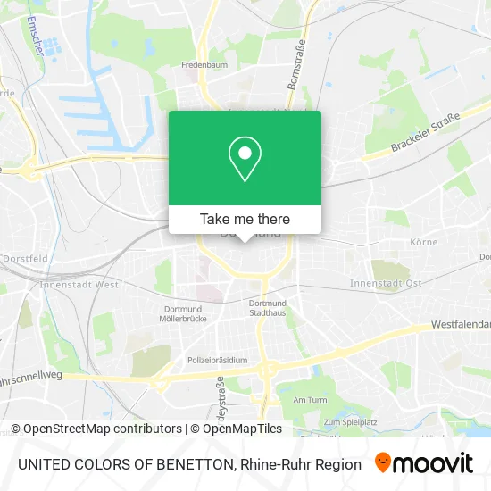 Карта UNITED COLORS OF BENETTON