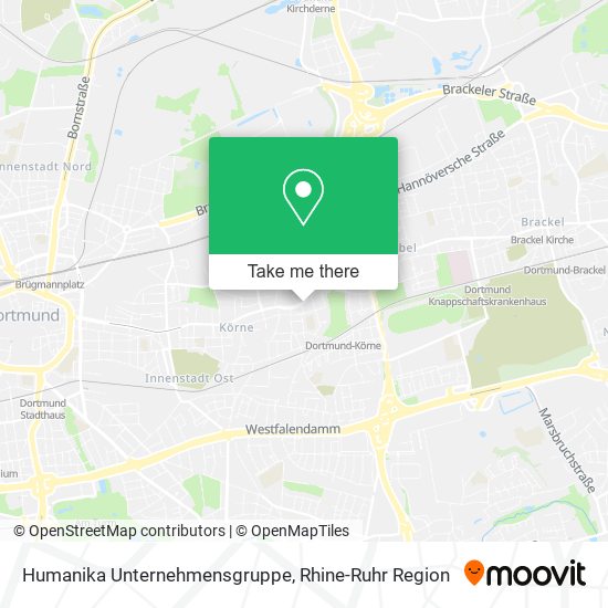 Humanika Unternehmensgruppe map