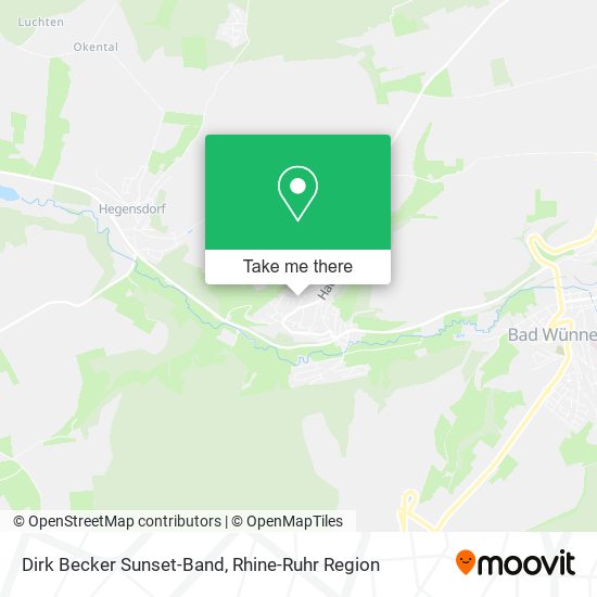 Dirk Becker Sunset-Band map