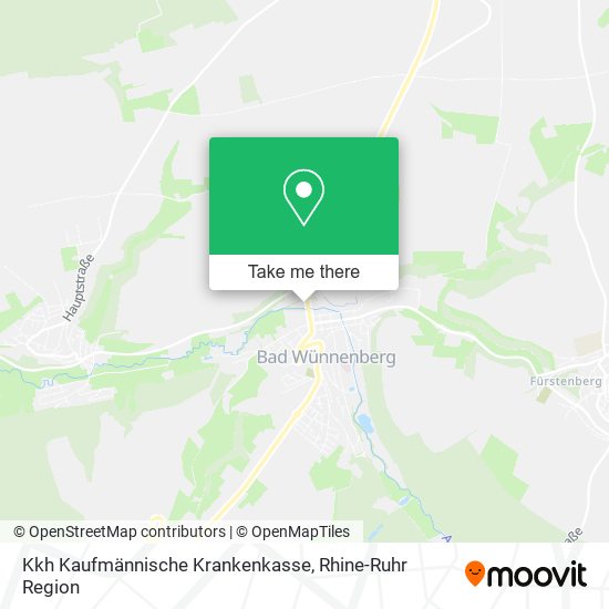 Kkh Kaufmännische Krankenkasse map