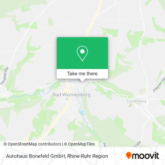 Autohaus Bonefeld GmbH map