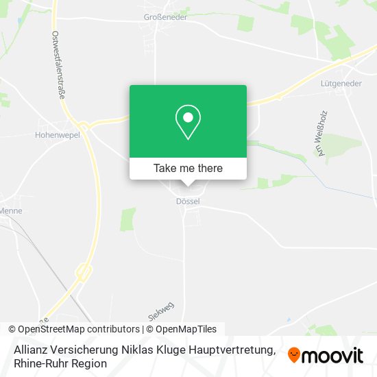 Allianz Versicherung Niklas Kluge Hauptvertretung map