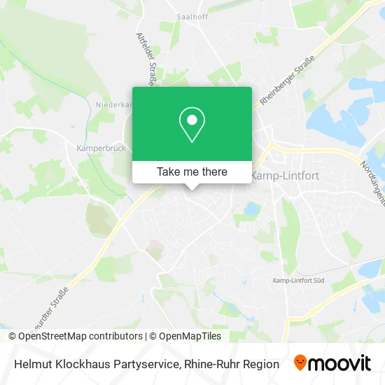 Карта Helmut Klockhaus Partyservice