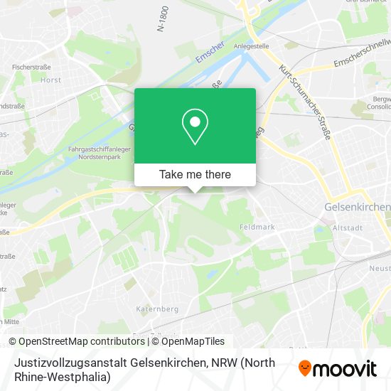Justizvollzugsanstalt Gelsenkirchen map