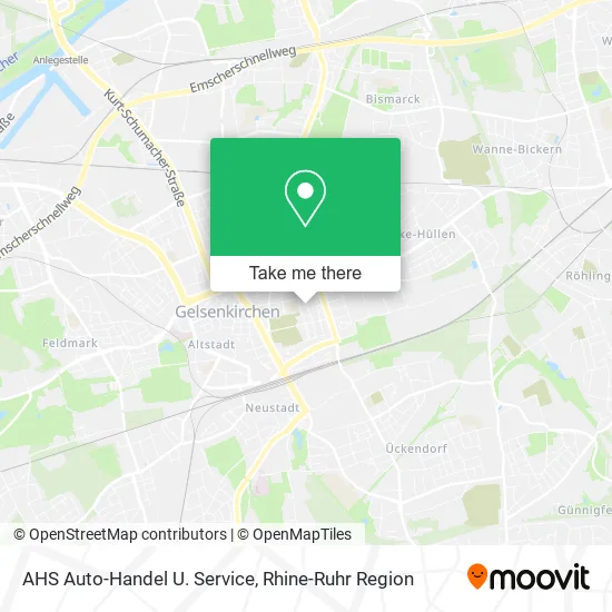 Карта AHS Auto-Handel U. Service