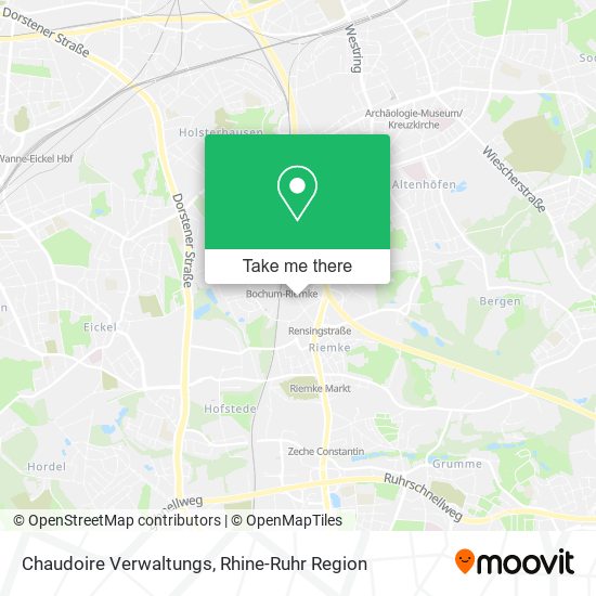 Chaudoire Verwaltungs map