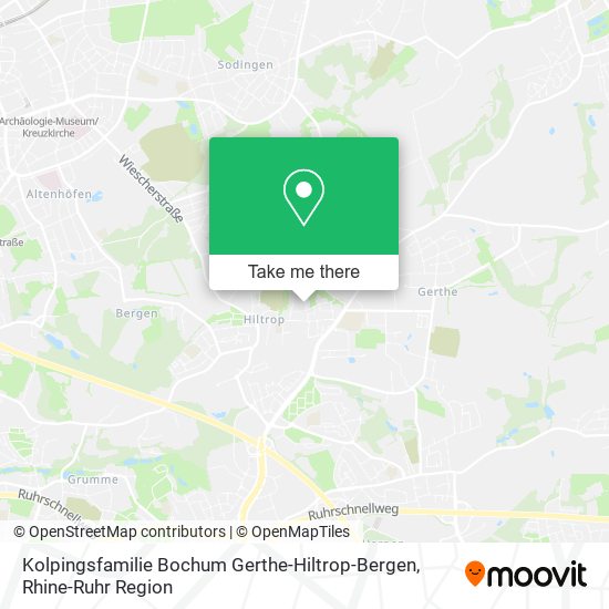 Kolpingsfamilie Bochum Gerthe-Hiltrop-Bergen map