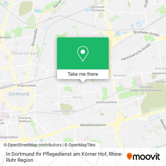 In Dortmund Ihr Pflegedienst am Körner Hof map