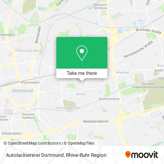 Autolackiererei Dortmund map