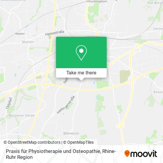 Praxis für Physiotherapie und Osteopathie map