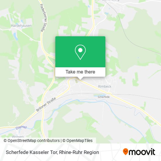 Scherfede Kasseler Tor map
