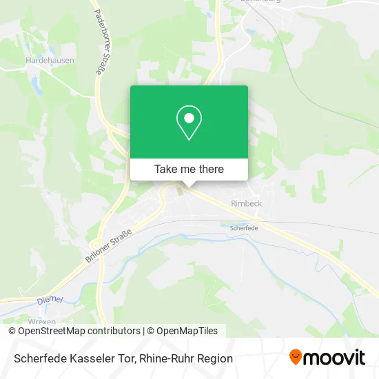Карта Scherfede Kasseler Tor