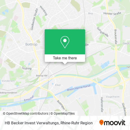 HB Becker Invest Verwaltungs map