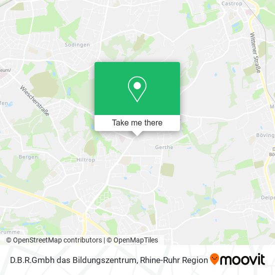 D.B.R.Gmbh das Bildungszentrum map